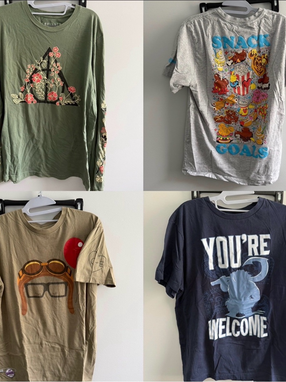 Disney and Harry Potter Medium Tshirt Bundle